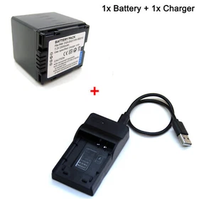 Battery / Charger For Panasonic PV-GS85 PV-GS90 PV-GS120 PV-GS150 PV-GS180 USA