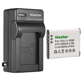 Kastar Battery Wall Charger for Olympus Li-50B LI-50C & Stylus 1030SW SZ-10