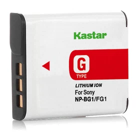 Kastar Replacement Battery Pack for Sony NP-BG1 NP-FG1 Sony Cyber-shot DSC-W150