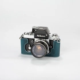 Handmade Genuine Leather Half Camera Case Bag Cover For Nikon F2 F2S F2A F2AS