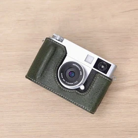 For Fujifilm Xhalf Camera Bag Leather Dock Case Base Protection Cover Shell