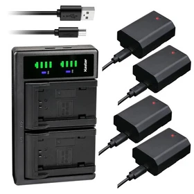 Kastar Battery LTD2 Charger for Sony Alpha A7 III &alpha;7III Alpha ILCE-7M3 ILCE-7M3K