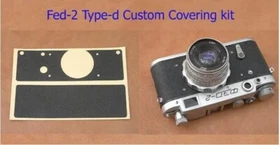 Camera Replacement Skin Cover Leather w/Video inst【Lomo Fed-2 type-c/d】JAPAN