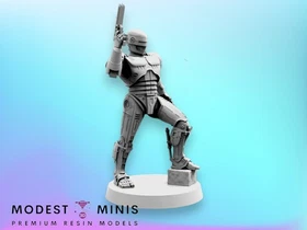 Series 2 Corpo Cop B Robot - Resin Sci Fi Alien Predator Mini  | Papsikel