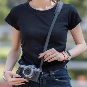 Genuine Leather Camera Half Cases Handle Bag Covers Protect Fit For Olympus OM-3