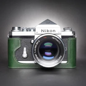 Retro Genuine Real Leather Half Camera Case Bag Cover For Nikon F2 F2A F2AS F FA