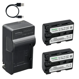 Kastar Battery AC & USB-C Charger for Sony DSC-F707 F717 F828 R1 S30 S50 S70 S85