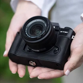 Genuine Real Leather Camera Bag Case Cover For Fuji Fujifilm XT5 XT30 X-T5 X-T30