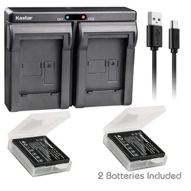 Kastar Battery Slim Dual USB Charger for Ricoh DB-60 Ricoh GR G600 G700 G700SE