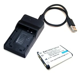 Battery / USB Charger For Li-40B Olympus FE-4030 FE-4050 FE-5000 FE-5010 FE-5020