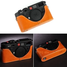 For Leica M7 M6 M2 M3 M4 MP Handmade Genuine Real Leather Half Camera Case Bag
