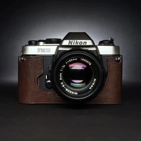 Handmade Leather Half Camera Case Cover For Nikon FM2 FM FM2N FE FE2 FM3A FM10