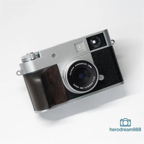 Wooden Grip Handle Camera Grip For Fujifilm XHalf Sandalwood Walnut Wood YUWOOD