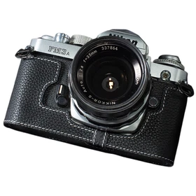For Nikon FM3A Handmade Genuine Real Leather Half Camera Case Bag Cover