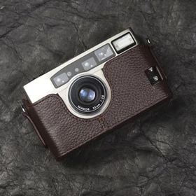 Handmade Cowhide Camera Half Case Bag Covers Protection Fit For Nikon 35Ti 28Ti