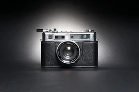 Real Leather Half Camera Case Bag Cover for Yashica ELECTRO 35 Minister D
