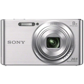 Sony DSC-W830 Cyber-Shot 20.1MP 8x zoom Digital Camera Silver / Black 85% New