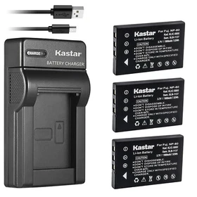 Kastar Battery Slim Charger for Kodak KLIC-5000 & Kodak EasyShare DX7440 Camera