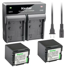 Kastar Battery Rapid Charger for Panasonic CGA-DU21 CGR-DU21 PV-GS150 PV-GS180