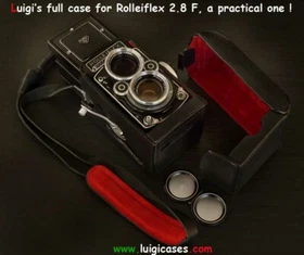LUIGI FULL CASE+STRAP for YOUR VINTAGE ROLLEIFLEX TLR 2.8F,3.5F,MORE MODELS, UPS