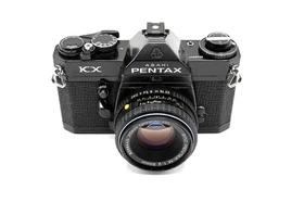 Black Pentax KX + 50mm 1.7 or 2.0 camera lens kit - What K1000 should have been