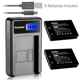 KLIC-5001 Battery &  LCD USB Charger for Kodak EasyShare Z730 Z760 Z7590 DX7440