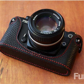 Handmade Genuine Leather Half Case Cover For Olympus OM1 OM2 OM3 OM4 Camera