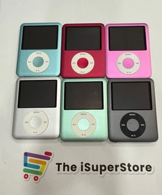 Apple iPod Nano 3rd Generation 8GB A1236 Mp3 Mp4 , New Battery , Excellent