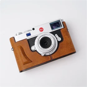 Kontice Genuine Leather Camera Half-case Bag Handle Protector for Leica M11 M11P