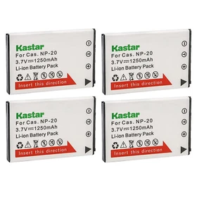 Kastar Replacement Battery for Casio NP-20 BC-11L & Casio Exilim EX-Z5 EX-S770