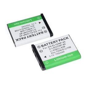 Battery / DUAL USB Charger for Fuji NP45 NP45A & Instax Mini 70 instax Mini 90