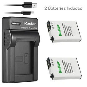 Kastar Battery Slim Charger for Nikon EN-EL12 MH-65 Nikon Coolpix AW110s Camera