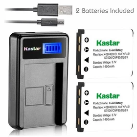 LCD1 Charger Combo For Olympus LI-42B FE-360 FE-3000 FE-3010 FE-4000 FE-4010