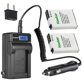 Kastar Battery LCD AC Charger for Nikon EN-EL12 MH-65 Nikon Coolpix S630 Camera