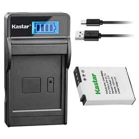 Kastar Battery LCD Charger for Nikon EN-EL12 & Nikon Coolpix S630 Coolpix S640