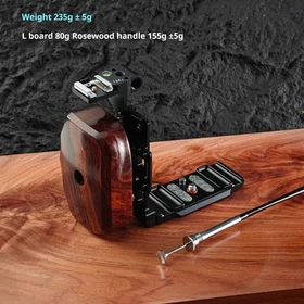Wood Hand Grip L Plate Handle for HASSELBLAD 503cw 503cx 501cm 500c 503cxi 500m