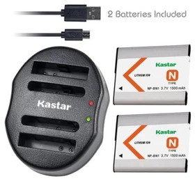 DUAL Charger Combo For Sony NP-BN1 DSC-W650 W690 W710 W730 W800 W810 W830 WX5
