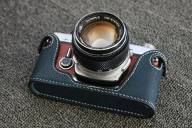 Handmade Genuine Leather Half Case Cover For Olympus OM1 OM2 OM3 OM4 Camera