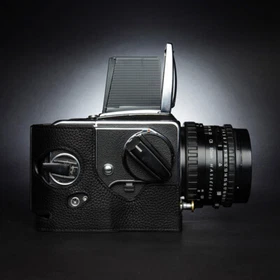 Real Leather Half Camera Case Bag Cover for Hasselblad 501CM  503CW 503CXI 503CX