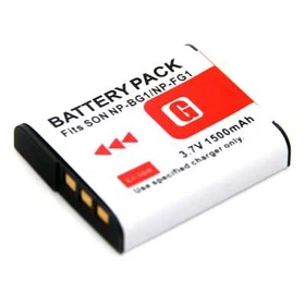 Battery / USB Charger For NP-BG1 NP-FG1 Sony DSC-W125 DSC-W130 DSC-W150 DSC-W170