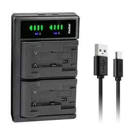 Kastar Battery LTD2 USB Charger for DB-20 DB-20L & Ricoh RDC-6000 RDC-7 RDC-7S