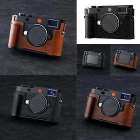 Genuine Leather Camera Case Half Body Bag For Leica M11 M11P M11monochromekzsq
