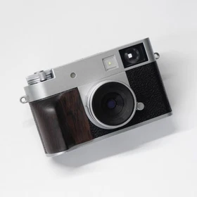 Wooden Grip Handle Camera Grip For Fujifilm XHalf Black Sandalwood Wood WalnutHn
