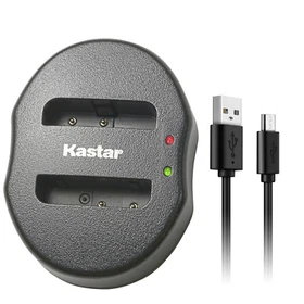 Kastar Battery Dual USB Charger for Sony NP-BG1 NP-FG1 Sony Cyber-shot DSC-W150
