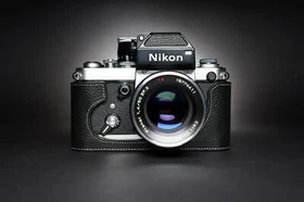 Real Leather Half Camera Case Bag Cover for Nikon F2 F2A F2AS F FA