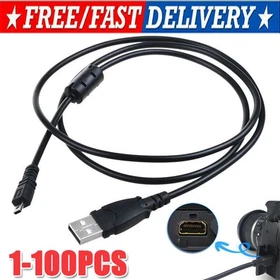PwrON USB Charger PC Charging Data Sync Cable for Sony Cybershot DSC-W830 Camera