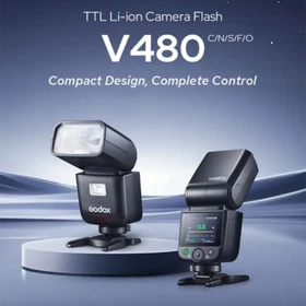 Godox V480 V480C V480S V480N TTL Camera Flash Light Speedlite Canon Nikon Sony 