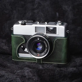 For Yashica Yashica35-me Camera Bag Leather Dock Case Base Protection Cover Shel