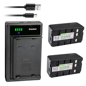 Kastar Battery USB Charger for JVC GR-SXM235U GR-SXM240U GR-SXM245U GR-SXM250US