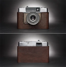 TP Handmade Olympus PEN EE EE2 EE3 Leather Half Case Camera Retro Cover Insert